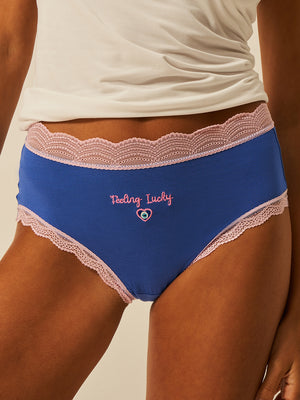 High Rise Knicker - Feeling Lucky Evil Eye