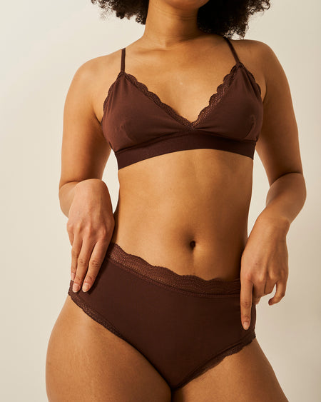 High Rise Knicker - Cocoa Charming Garment Enterprises Co