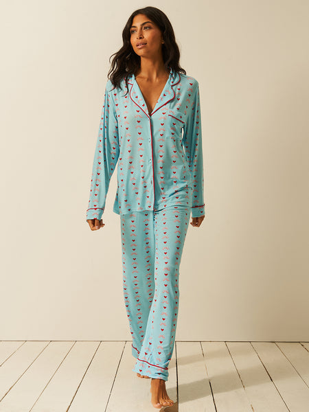 Buy Women Built X S&S Long Pyjama Set - Bows Charming Garment Enterprises Co