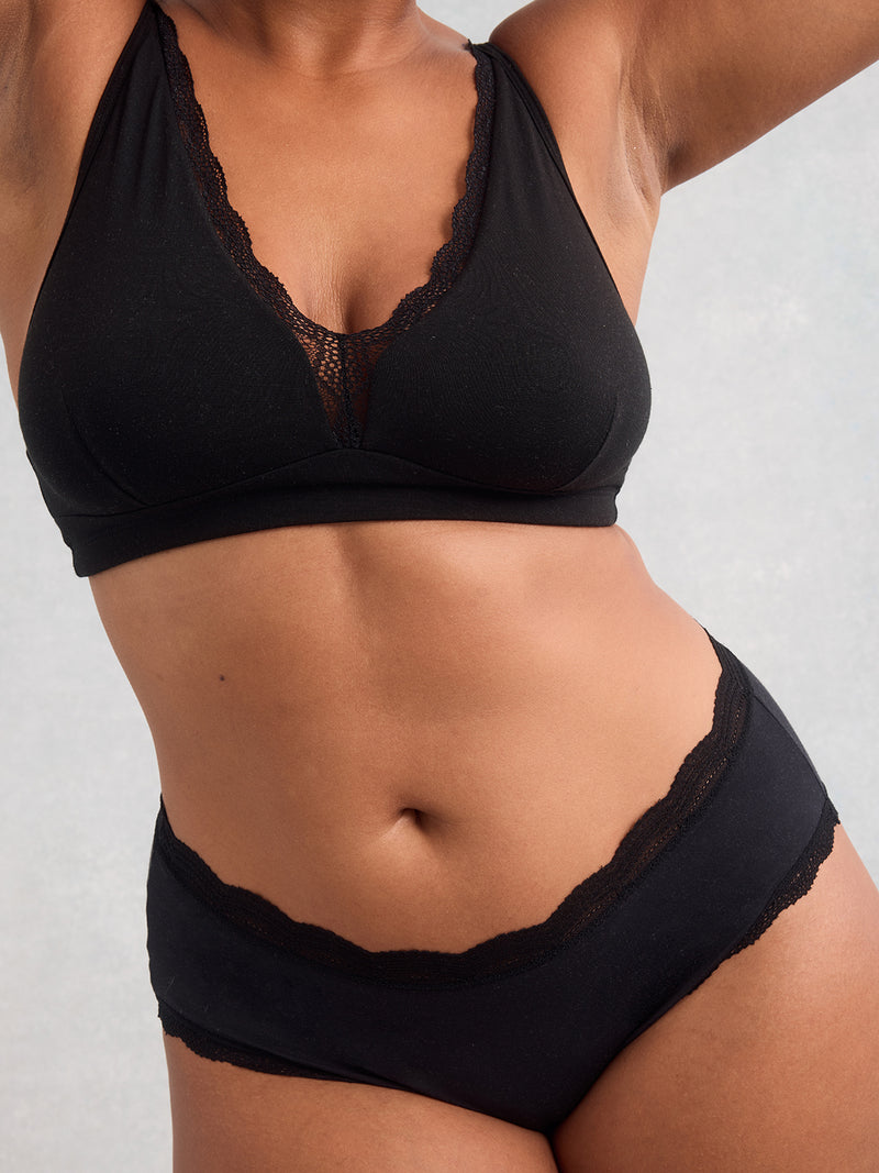 High Rise Knicker - Black Charming Garment Enterprises Co