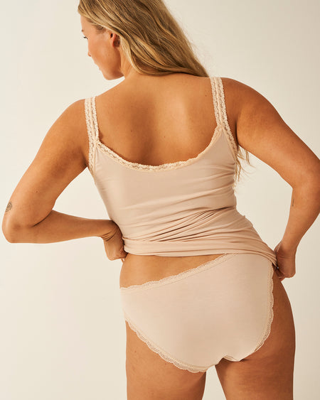 Lace Cami - Sand Charming Garment Enterprises Co