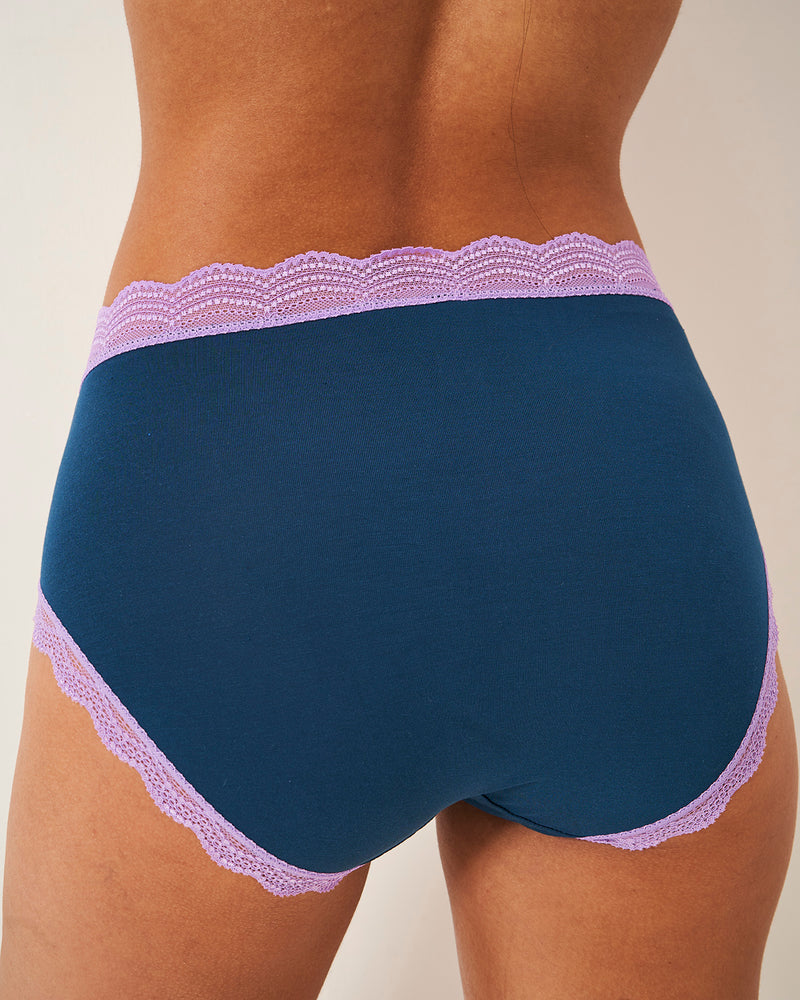 High Rise Knicker Four Pack - Midnight Neon Charming Garment Enterprises Co