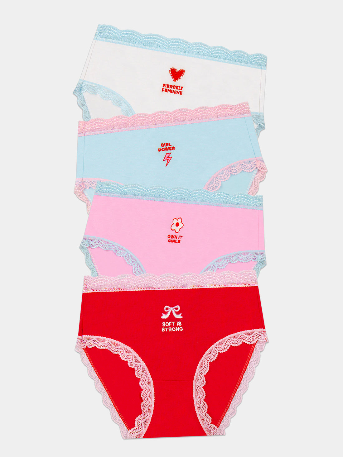 Buy Women Built X S&S High Rise Knicker Four Pack - Soft is Strong Charming Garment Enterprises Co