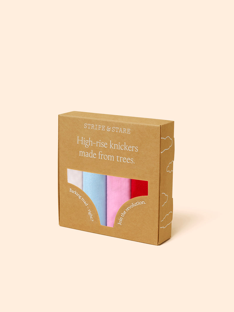 Buy Women Built X S&S High Rise Knicker Four Pack - Soft is Strong Charming Garment Enterprises Co