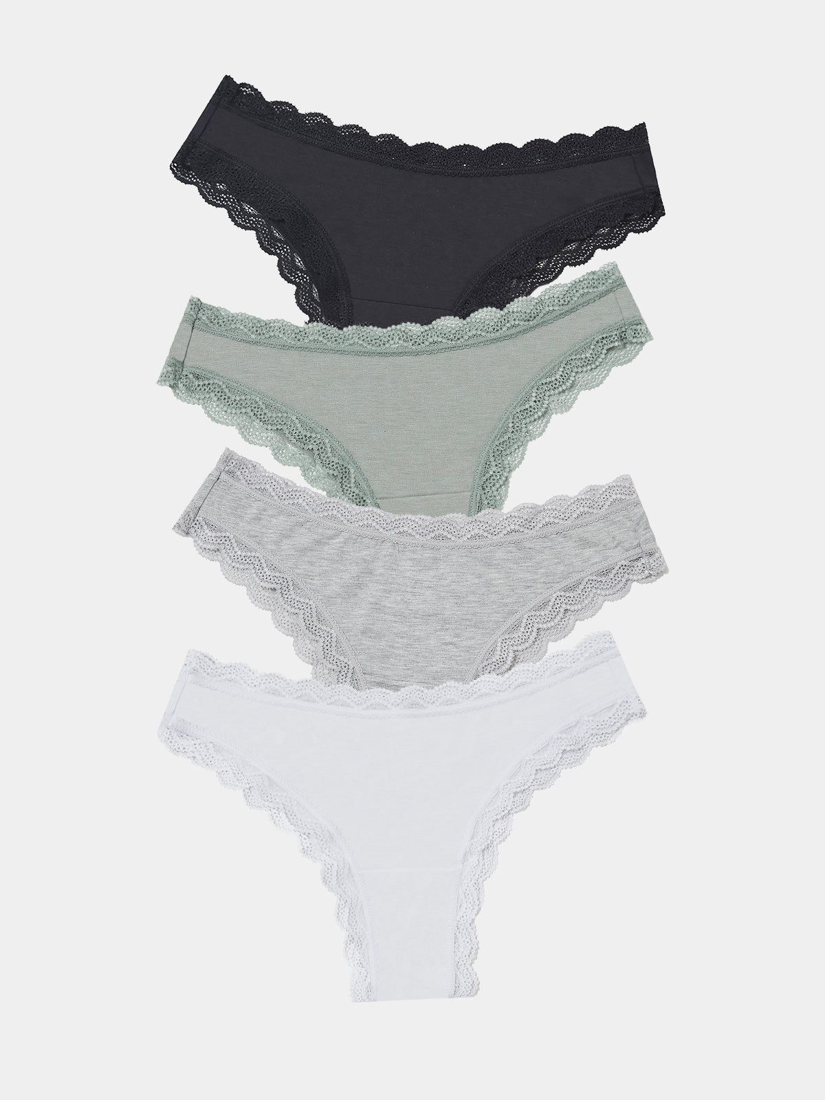 Brazilian Knicker Four Pack - Basics Charming Garment Enterprises Co