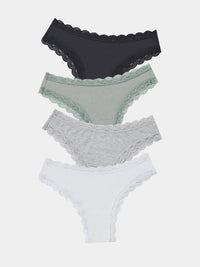 Brazilian Knicker Four Pack - Basics Charming Garment Enterprises Co