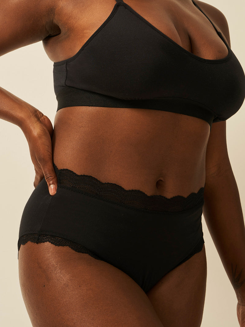 High Rise Knicker - Black Charming Garment Enterprises Co