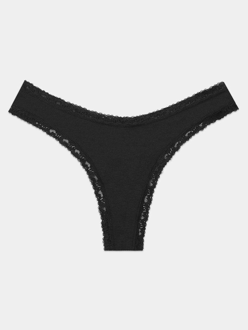 Thong - Black Charming Garment Enterprises Co