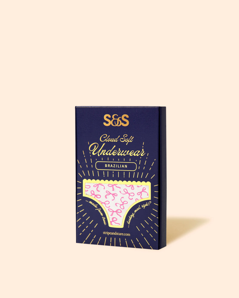 Brazilian Knicker - Put a Bow on it Charming Garment Enterprises Co