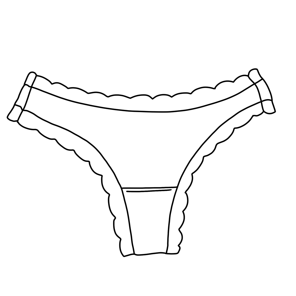Brazilian knicker illustration
