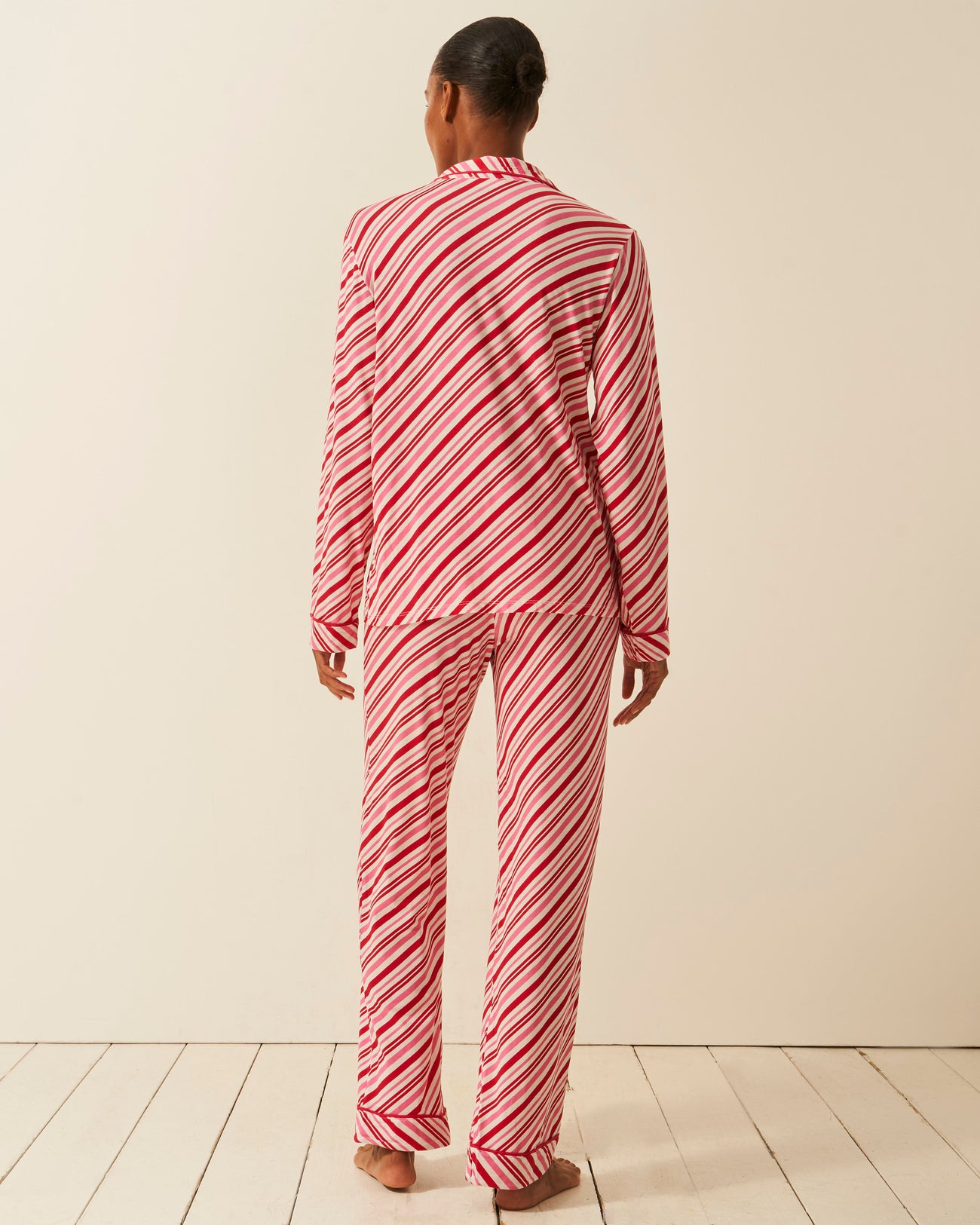 Long Pyjama Set - Candy Cane Wishes Charming Garment Enterprises Co
