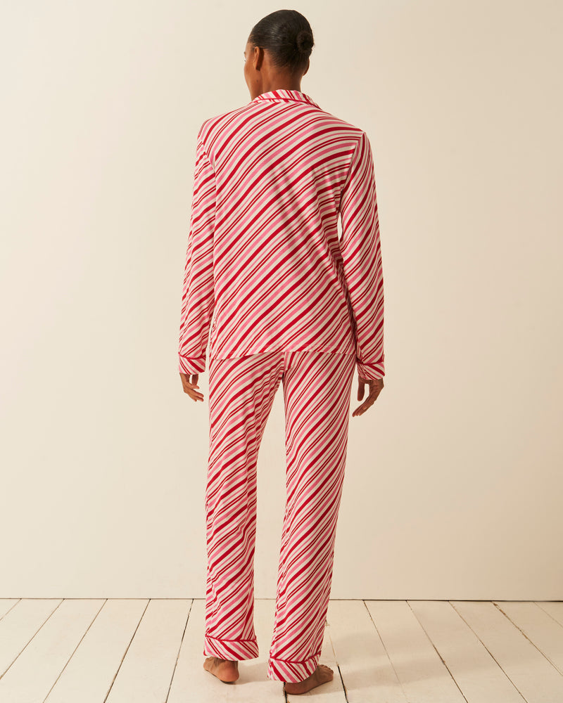 Long Pyjama Set - Candy Cane Wishes Charming Garment Enterprises Co
