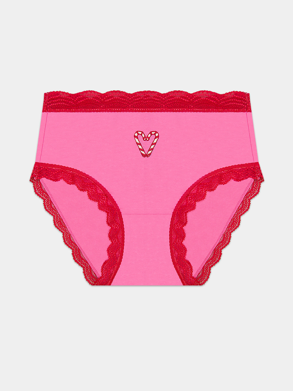High Rise Knicker - Candy Heart Embroidery Charming Garment Enterprises Co