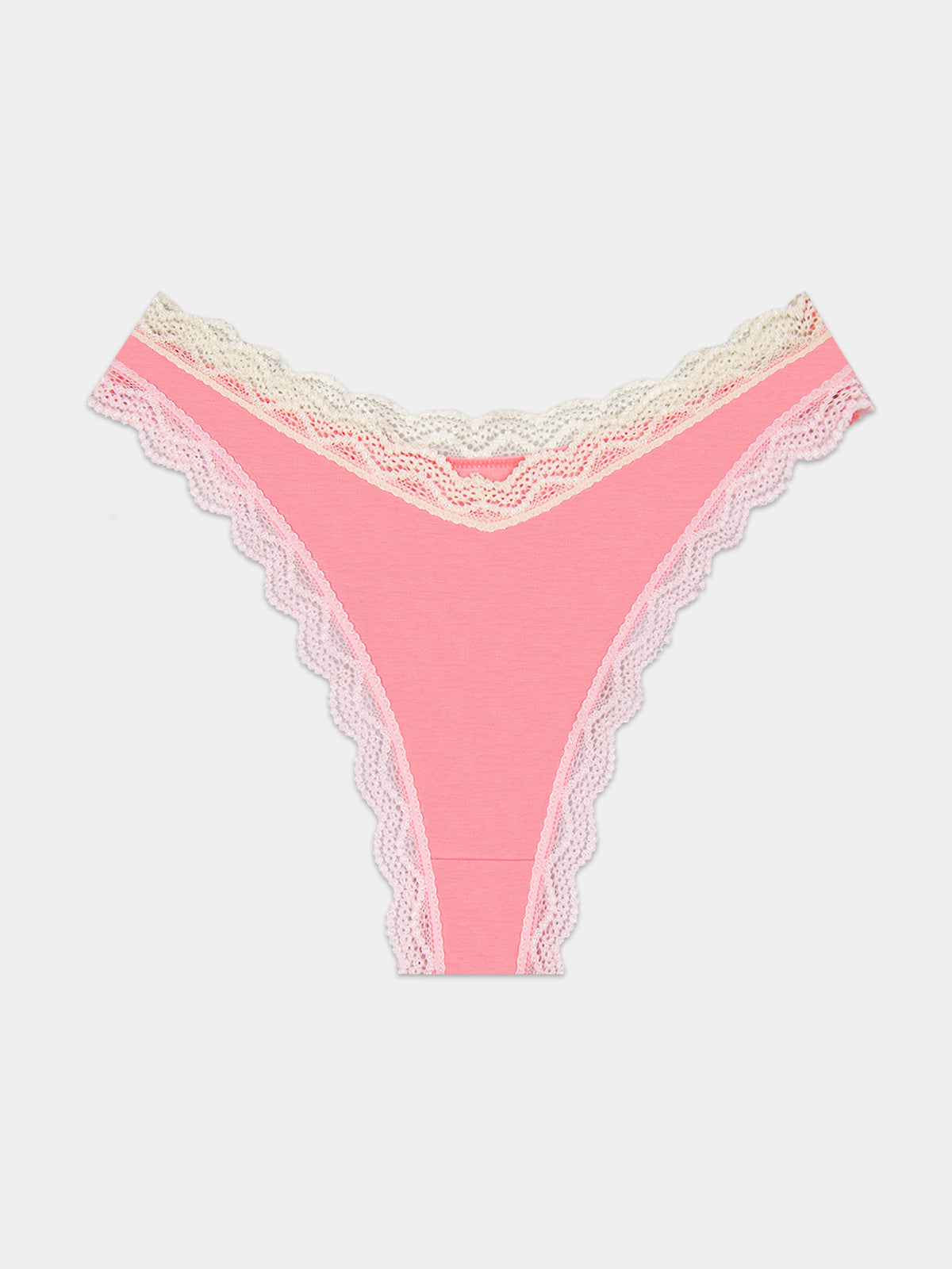Dipped Thong - Geranium Pink and Buttercream Wholegood Inter-United Ltd