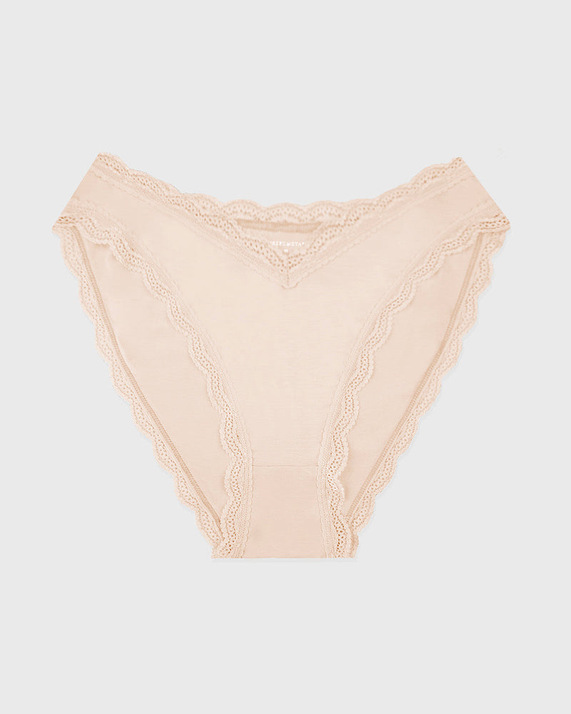 Dipped Tanga Knicker - Sand Charming Garment Enterprises Co