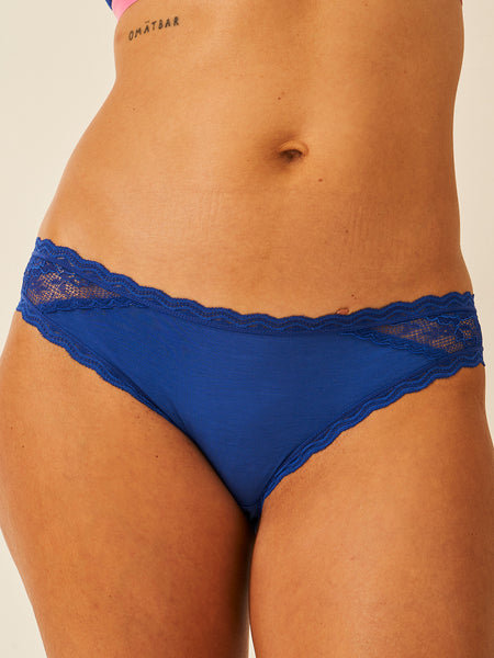 Eco Lace Original Knicker - Azure Blue Hop Lun Limited