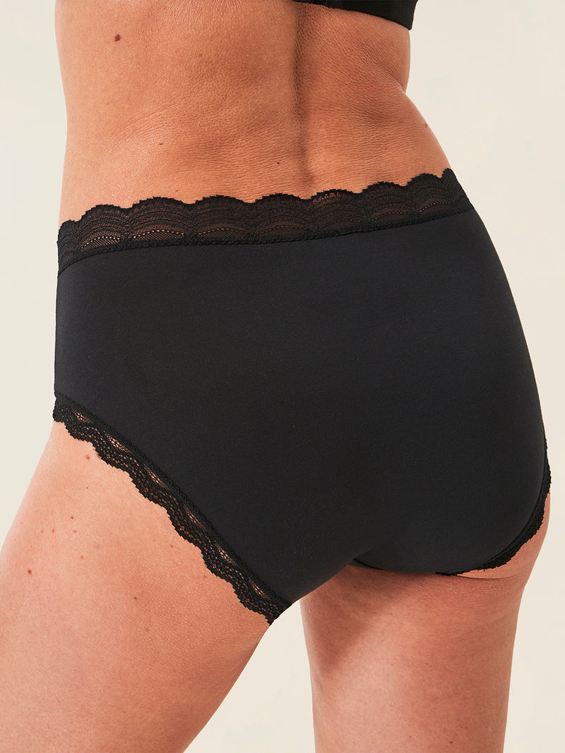 High Rise Knicker - Black Charming Garment Enterprises Co
