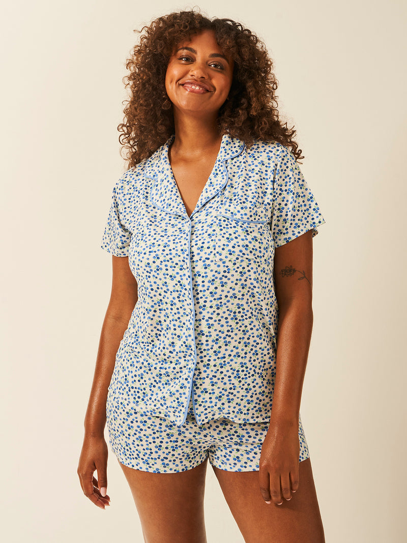 Emily English X S&S Short Pyjama Set - Blueberry Charming Garment Enterprises Co