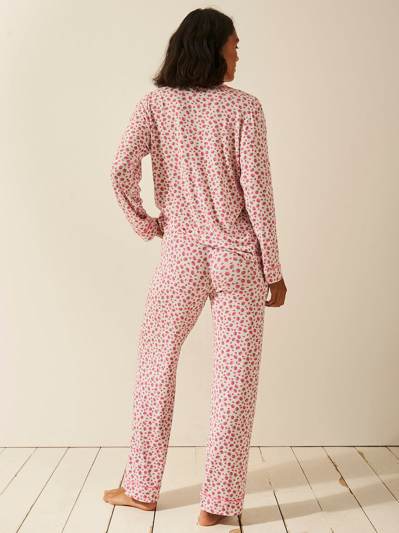 Emily English X S&S Long Pyjama Set - Raspberry Charming Garment Enterprises Co
