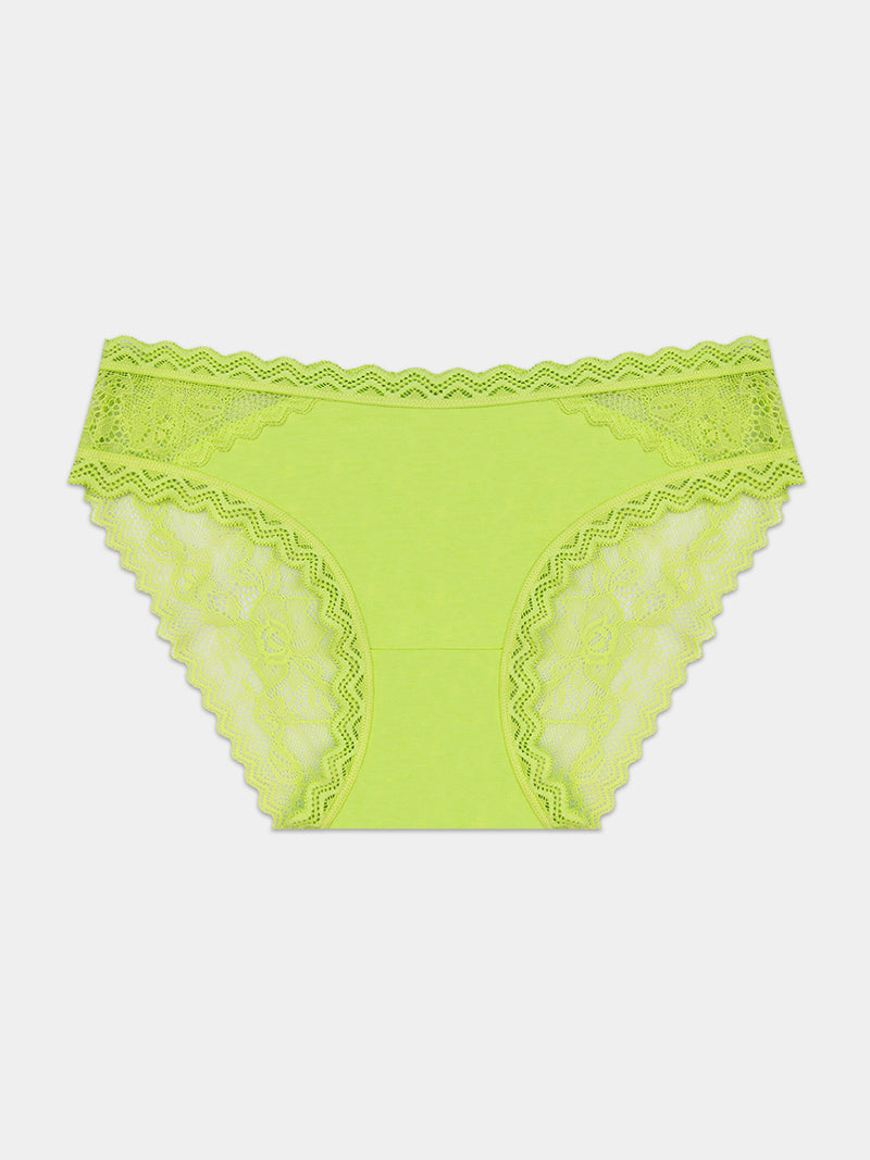 Eco Lace Original Knicker - Green Glow Hop Lun Limited