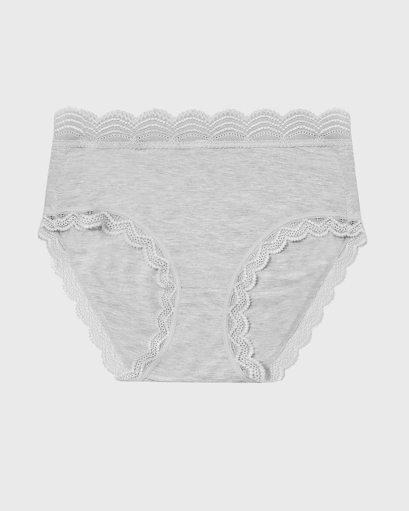 High Rise Knicker - Grey Marl Charming Garment Enterprises Co