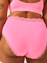 High Rise Knicker - Hot Pink Charming Garment Enterprises Co