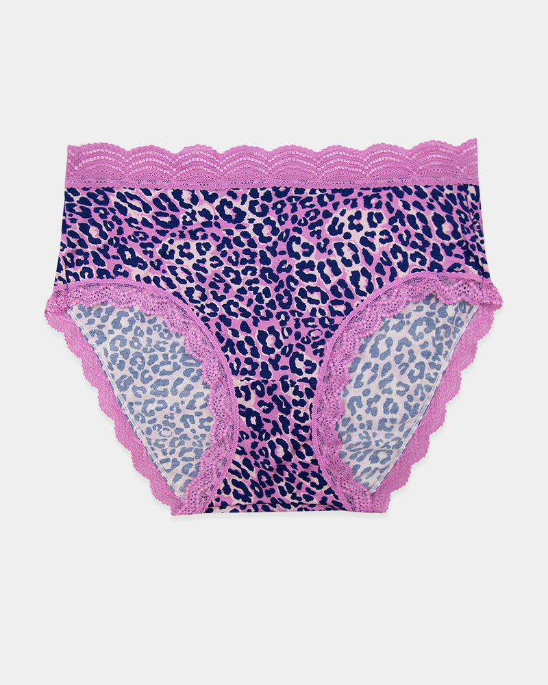 High Rise Knicker - Iridescent Leopard Charming Garment Enterprises Co