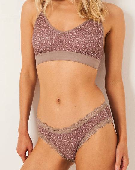 The Original Knicker - Neutral Leopard Taupe Charming Garment Enterprises Co