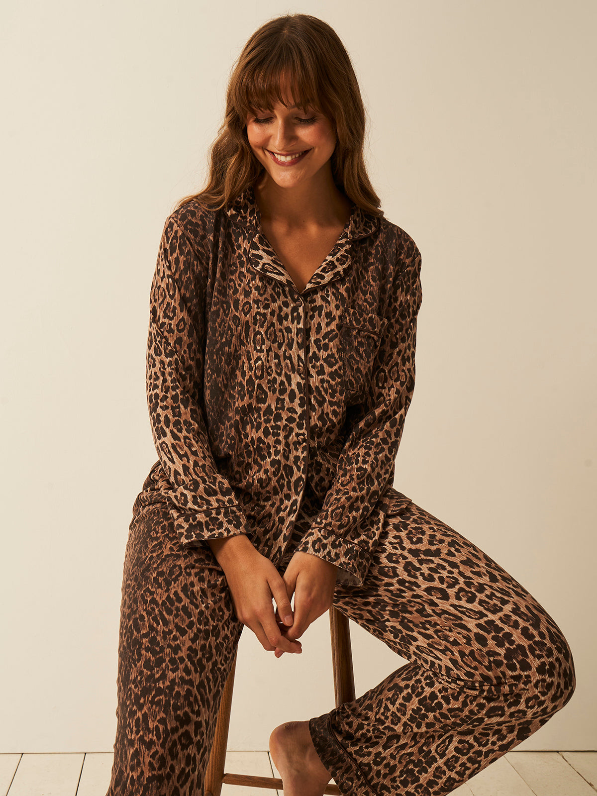 Long Pyjama Set - RIXO Classic Leopard Wholegood Inter-United Ltd
