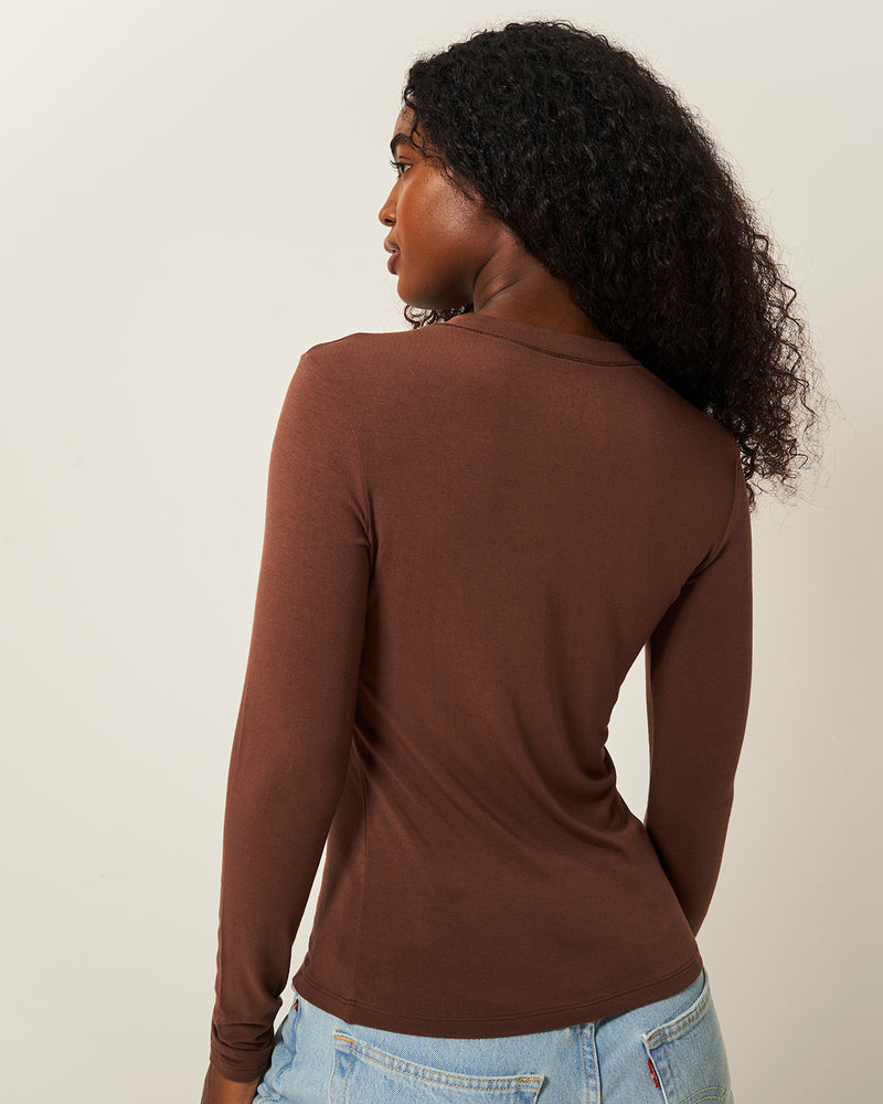 Long Sleeve Under Layer Top - Chocolate Wholegood Inter-United Ltd