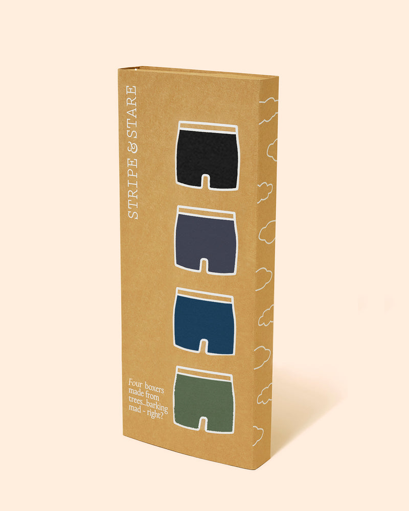 Men's Boxer Four Pack - Mixed Essentials Wholegood Inter-United Ltd