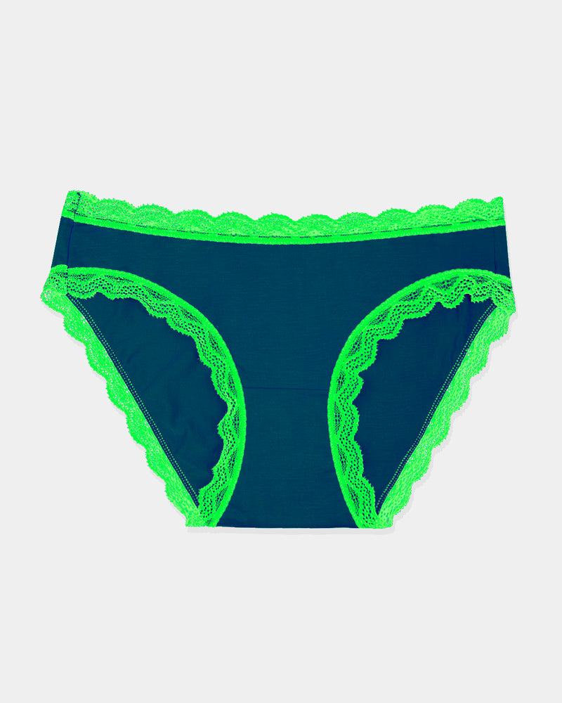 The Original Knicker - Midnight Neon Green Charming Garment Enterprises Co