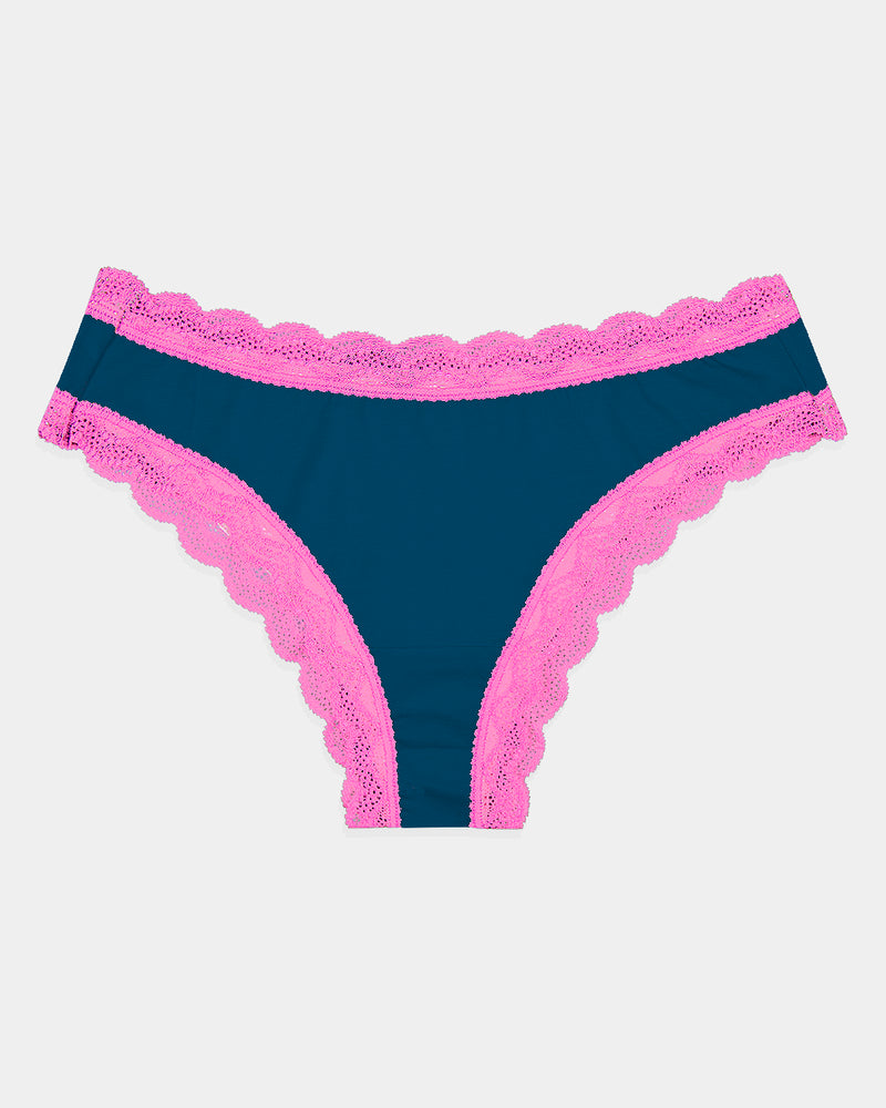 Brazilian Knicker - Midnight Neon Pink Charming Garment Enterprises Co