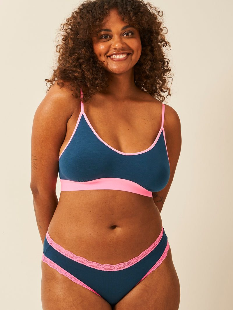 T-Shirt Bra - Midnight Neon Pink Charming Garment Enterprises Co