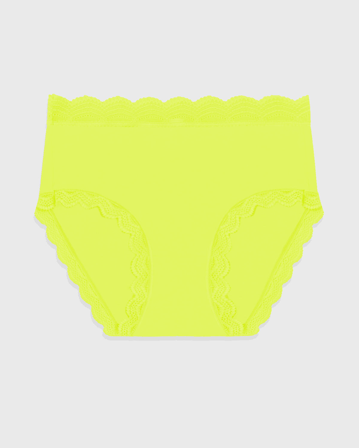 3-Pack Essential Lace High Rise Thongs, Yellow