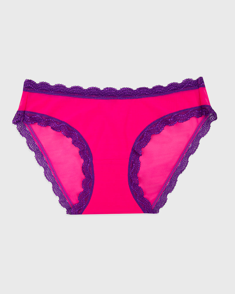 Mesh Original Knicker - Raspberry & Purple Wholegood Inter-United Ltd
