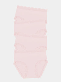 High Rise Knicker Four Pack - Pink-a-Boo Charming Garment Enterprises Co