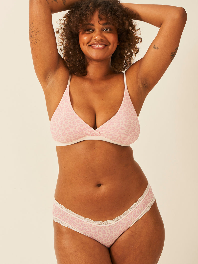 Crossover Bra - Pink-a-Boo Leopard Charming Garment Enterprises Co