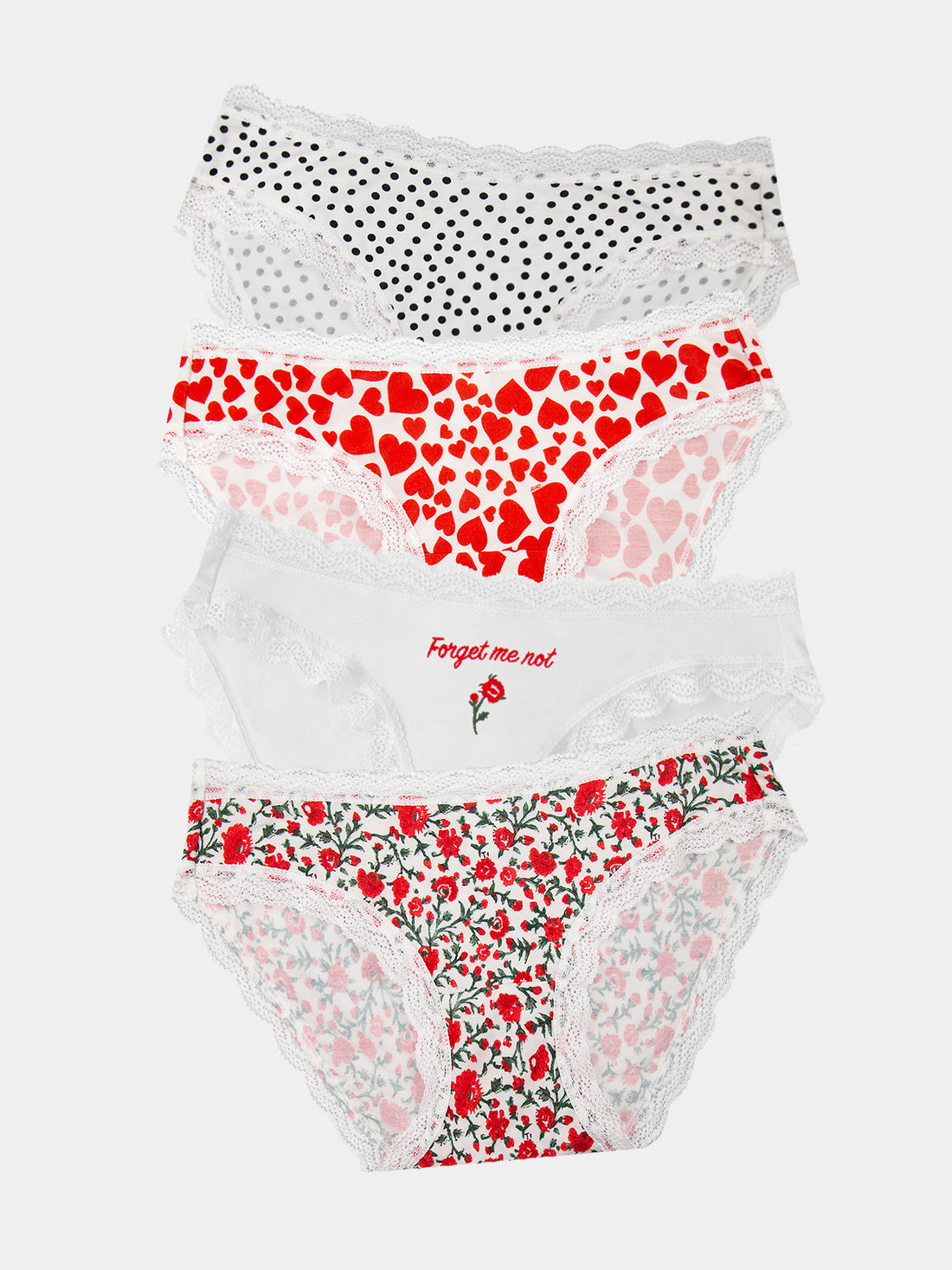 The Original Knicker Four Pack - RIXO Forget Me Not Wholegood Inter-United Ltd