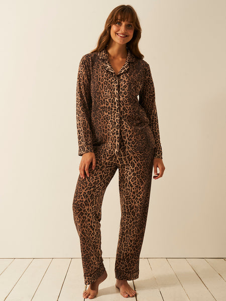 Long Pyjama Set - RIXO Classic Leopard Wholegood Inter-United Ltd