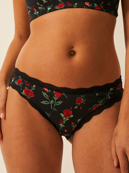 The Original Knicker - RIXO Claudia Black Rose Wholegood Inter-United Ltd