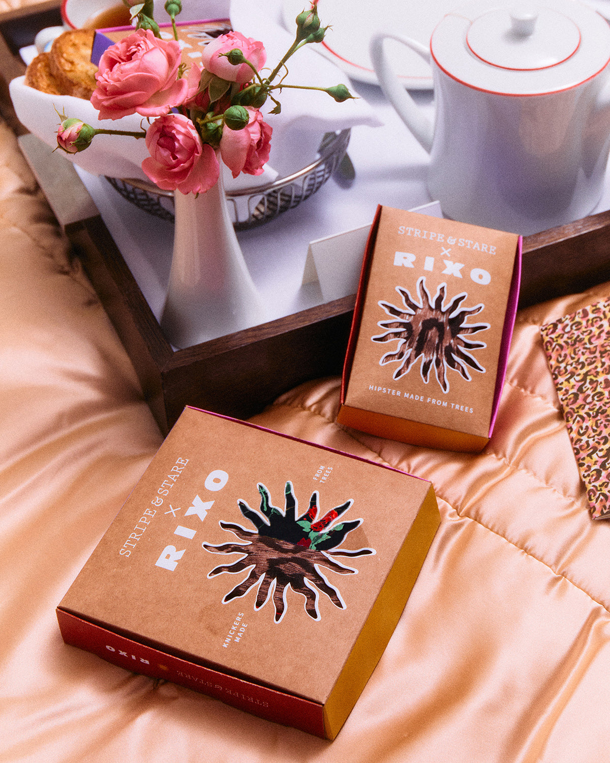 The Original Knicker - RIXO Claudia Black Rose Wholegood Inter-United Ltd