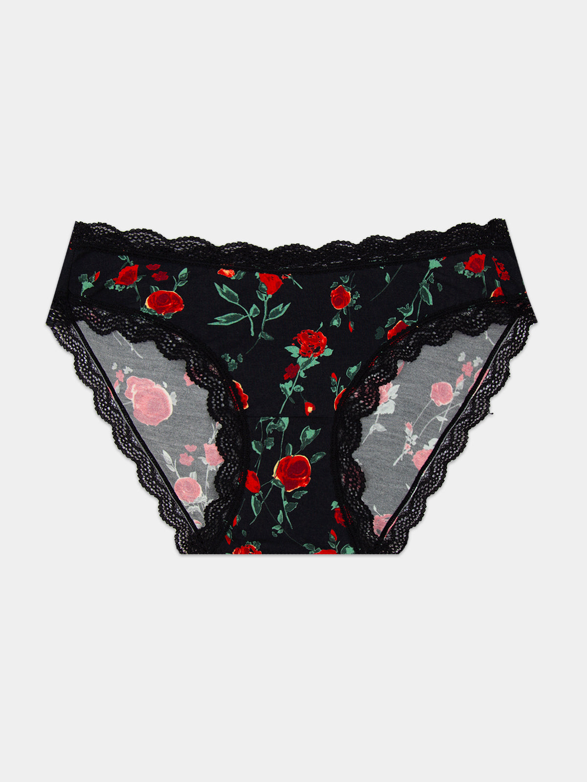 The Original Knicker - RIXO Claudia Black Rose Wholegood Inter-United Ltd
