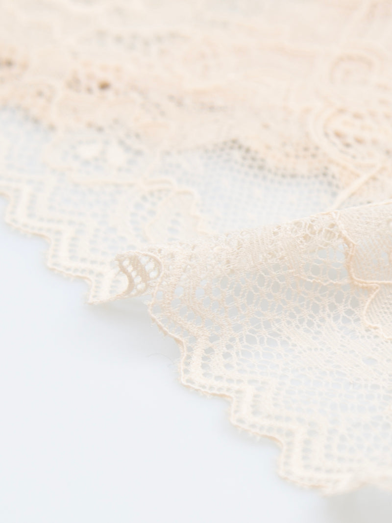 Eco Lace High Rise Knicker - Sand Hop Lun Limited
