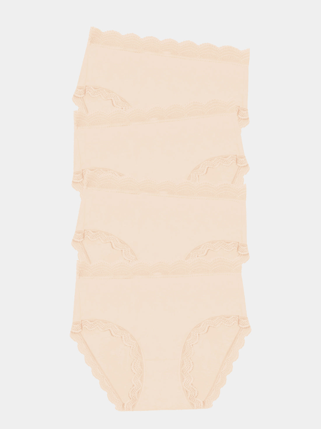 High Rise Knicker Four Pack - Sand Charming Garment Enterprises Co