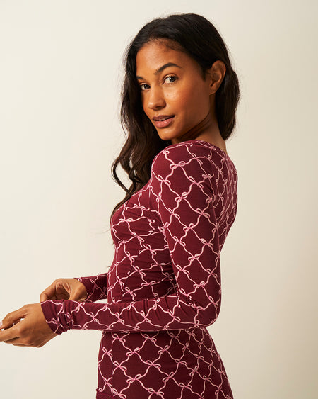 Long Sleeve Bodysuit - Rouge Bow Wholegood Inter-United Ltd
