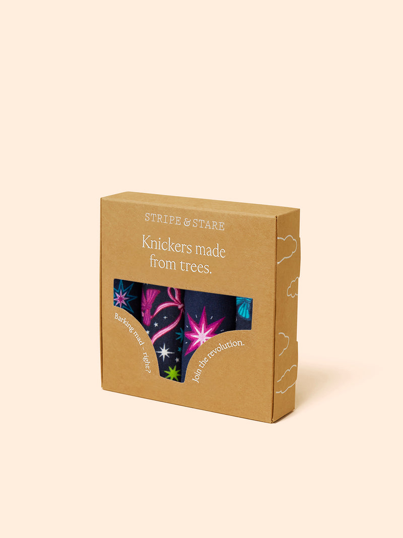 The Original Knicker Four Pack - Sparkling Skies Wholegood Inter-United Ltd