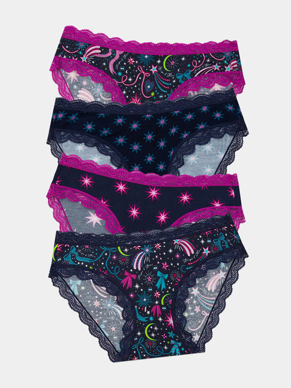 The Original Knicker Four Pack - Sparkling Skies Wholegood Inter-United Ltd