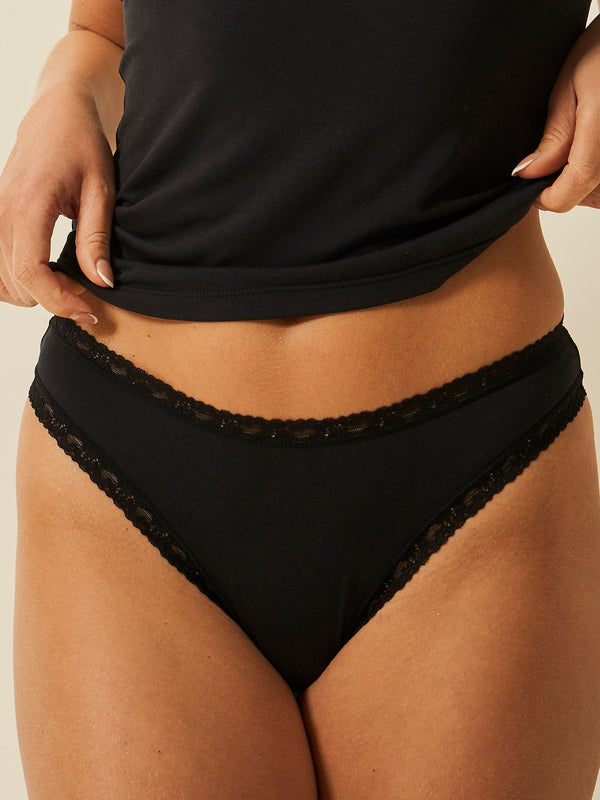 Thong - Black Charming Garment Enterprises Co