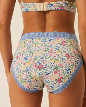 High Rise Knicker - Summer Garden
